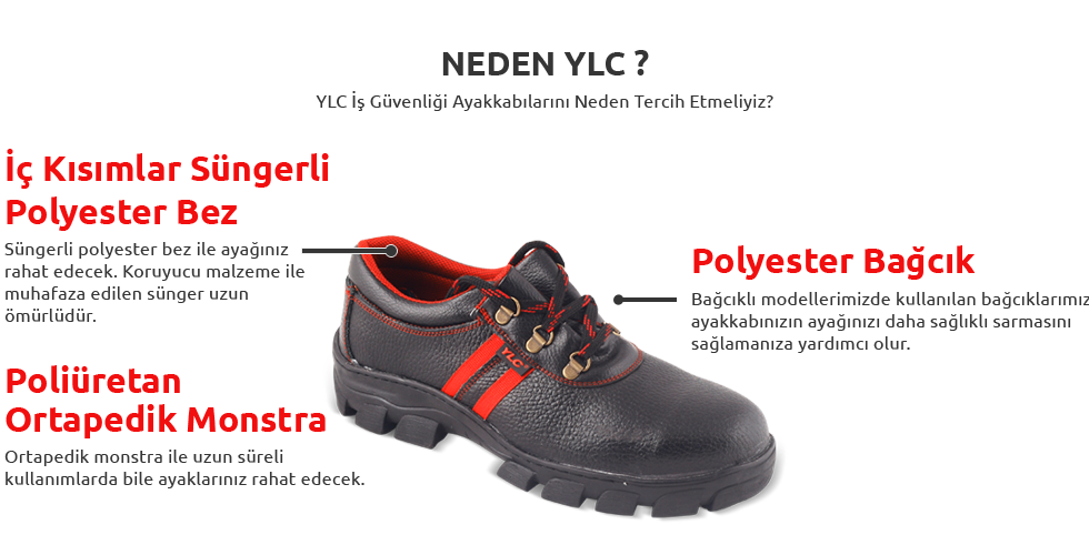 YLC İş Güvenliği Ayakkabıları - YOLCU - ASYOLCU Ayakkabı Sanayi
